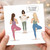 Birthday Card, Oh I Thought You Said Pie and Lattes Yoga Coffee Card