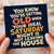 Birthday Card, You Know You're Getting Old When Your Ideal Saturday Night Is Not Leaving The House