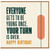 Birthday Card, Everyone Gets to Be Young Once Your Turn Is Over Funny Happy Birthday Card