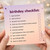Birthday Card, Funny Birthday Checklist Card