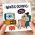 Birthday Card, Funny Winter Sports Card, Watching TV Popcorn Humour Card