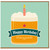 Birthday Card, Happy Birthday Cake Card, Cute Celebration Card
