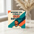 Funny 'Wishing You a Really GUD Birthday' Card - Football Inspired Cartoon Player & Retro Stripes - Great for Friends, Family and Football Fans