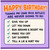 Birthday Card, Happy Birthday Rick Astley Humour Card