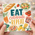 Birthday Card, Eat Celebrate Repeat Greeting Card