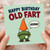 Birthday Card, Funny Happy Birthday Card with Gnome Design