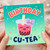 Birthday Card, Cute Cu - Tea Bubble Tea Pun Birthday Card