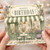Birthday Card, Floral Shopfront Birthday Card