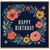 Birthday Card, Floral Wreath Birthday Greeting Card