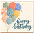 Birthday Card, Happy Birthday Balloon Design