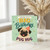 Birthday Card, Cute Pug Hug Card, na Birthday Card