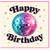 Birthday Card, Happy Birthday Disco Ball Party Card