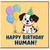 Birthday Card, Cute Dalmatian Puppy Birthday Card