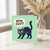 Birthday Card, How Old?! Cat Joke Card