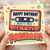 Birthday Card, Retro Cassette Tape Party Theme