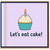 Birthday Card, Let's Eat Cake Cupcake Card