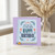 Birthday Card, Page Turner Book Design Floral Birthday Card