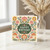 Birthday Card, Floral Folk Art Birthday Greeting Card