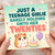 29th Birthday Card, Just a Teenage Girlie Barely Holding Onto Her Twenties Hamster Card