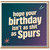 Birthday Card, Hope Your Birthday Isn’t as Shit as Spurs