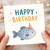 Birthday Card, Cute Fish Happy Birthday Card