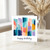Birthday Card, Abstract Colourful Geometric Design