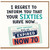 70th Birthday Card, Funny Expired Sixties Card