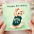 Birthday Card, Funny Cute na Happy Birthday Card for Her
