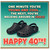 40th Birthday Card, Funny Crocs Walking Around In Crocs Humour Card