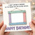 Birthday Card, Funny Humorous Birthday Card, I Can't Afford a Present Card