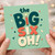 60th Birthday Card, Big Six Oh Retro Birthday Card