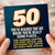 50th Birthday Card, Funny 50th Birthday Card for Him or Her, You’ve Reached That Age Humorous Age 50 Card