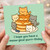 Meow-gical Purrr-thday Pancake Cats Birthday Card - Cute Kittens and Syrup Stack Pun for Cat Lovers
