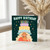 Birthday Card, Happy Birthday Card with Cake Hat Illustration