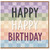 Birthday Card, Happy Birthday Pastel Rainbow Checkered Design