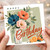 Birthday Card, Floral Happy Birthday Card