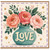 Birthday Card, Floral Vase Love Greeting Card