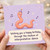 Birthday Card, Interpretive Dance Birthday Card with Cute Worm Design