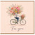 Birthday Card, Floral Bicycle Card