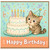 Birthday Card, Cute Cat Birthday Card