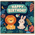 Birthday Card, Cute Jungle Animals Happy Birthday Card