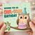 Birthday Card, Owl - some Birthday Cute Owl Cake Card