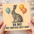 Birthday Card, Oh No Not Another Grey Hare Greeting Card