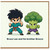 Birthday Card, na Funny Bruce Lee and Brocco Card