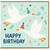 Birthday Card, Cute Swans Happy Birthday Greeting Card