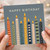 Birthday Card, Happy Birthday Candles Design