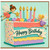 Birthday Card, Fairy Cake Happy Birthday Card