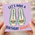 Birthday Card, Let's Have a Birthday Boogie Shoes Funny Card
