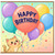 Birthday Card, Cute Happy Birthday Cat Balloon Card