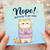 Birthday Card, Nope Refusing to Get Older Cat Card